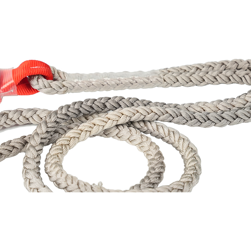 KA-L02 dubbele valbeveiligingslijn met polyamide touw en schokdemper